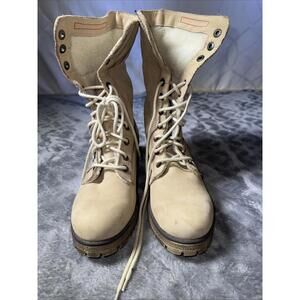 WEINBRENNER Suede Lace-Up Faux Fur Winter Snow Boots Women (Size 38)